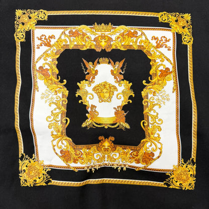 Versace Cotton 100% Medusa Arm Logo Print Long Sleeve Sweatshirt Shirt Black — view 5