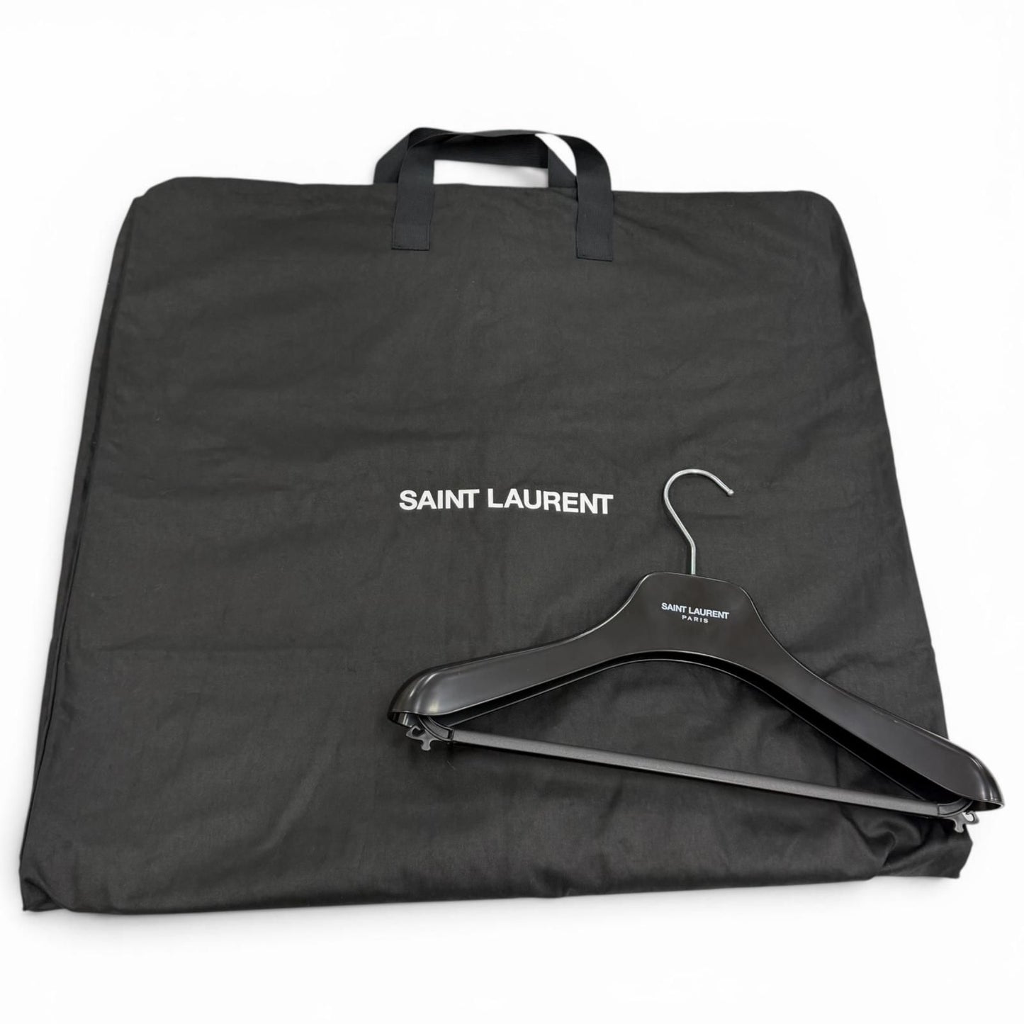 Saint Laurent Paris Saharienne Overcoat Cotton 100% Belt Trench Coat Light