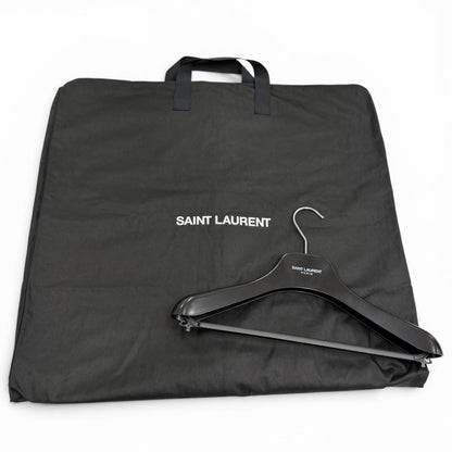 Saint Laurent Paris Saharienne Overcoat Cotton 100% Belt Trench Coat Light