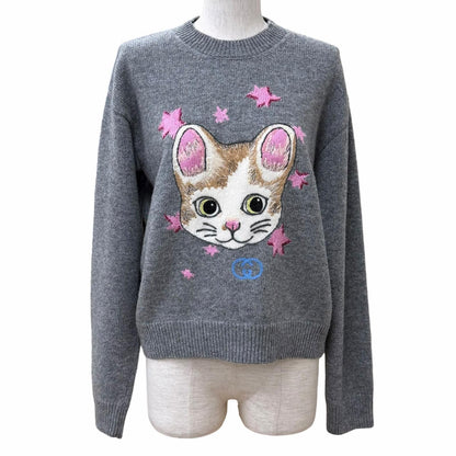 Gucci Yuko Higuchi Wool Emi Suzuki Worn Sweater Gray