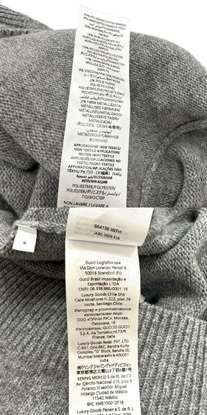 Gucci Yuko Higuchi Wool Emi Suzuki Worn Sweater Gray — view 8
