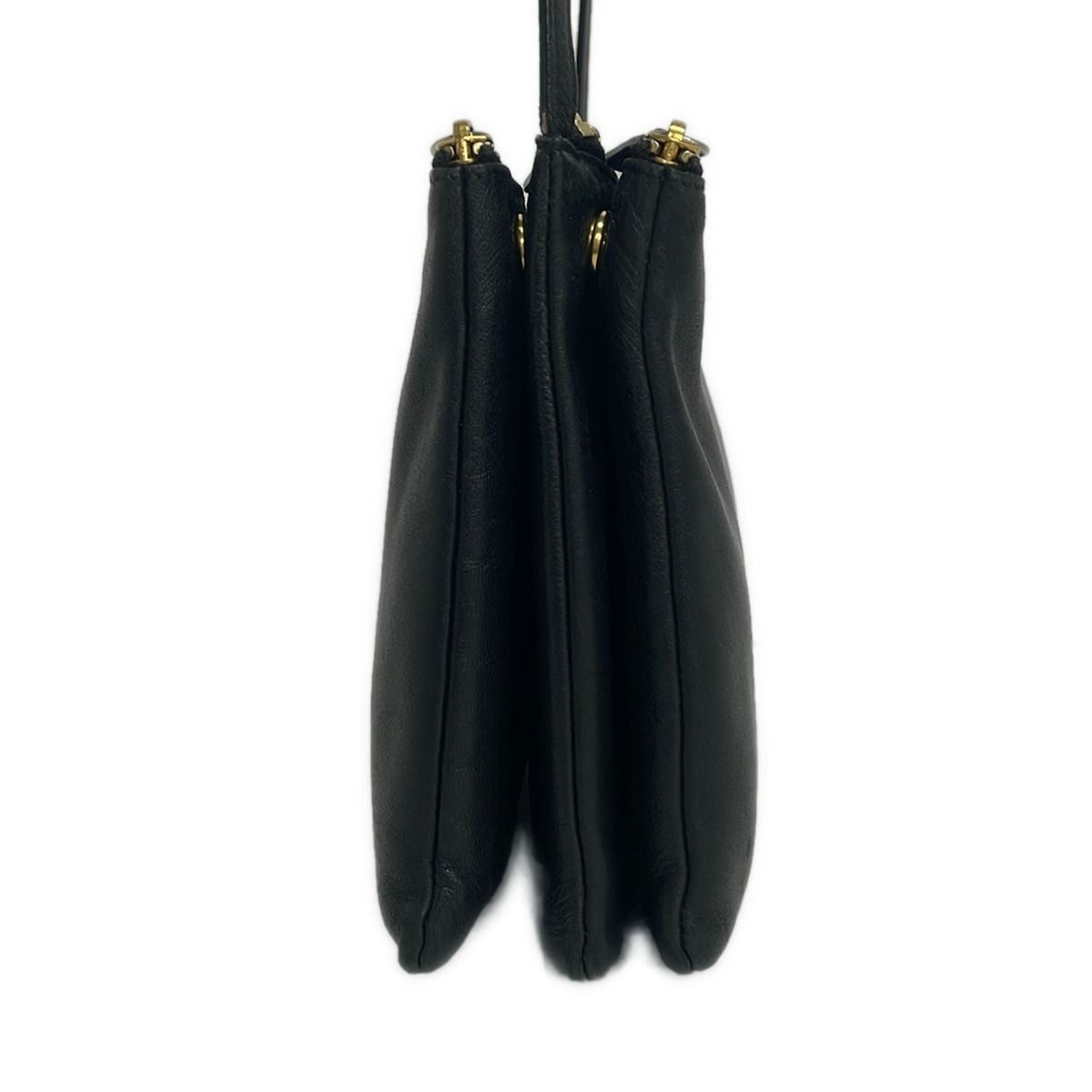 Celine Shoulder Bag Trio Large Black Leather — view 4