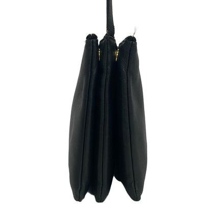 Celine Shoulder Bag Trio Large Black Leather — view 2
