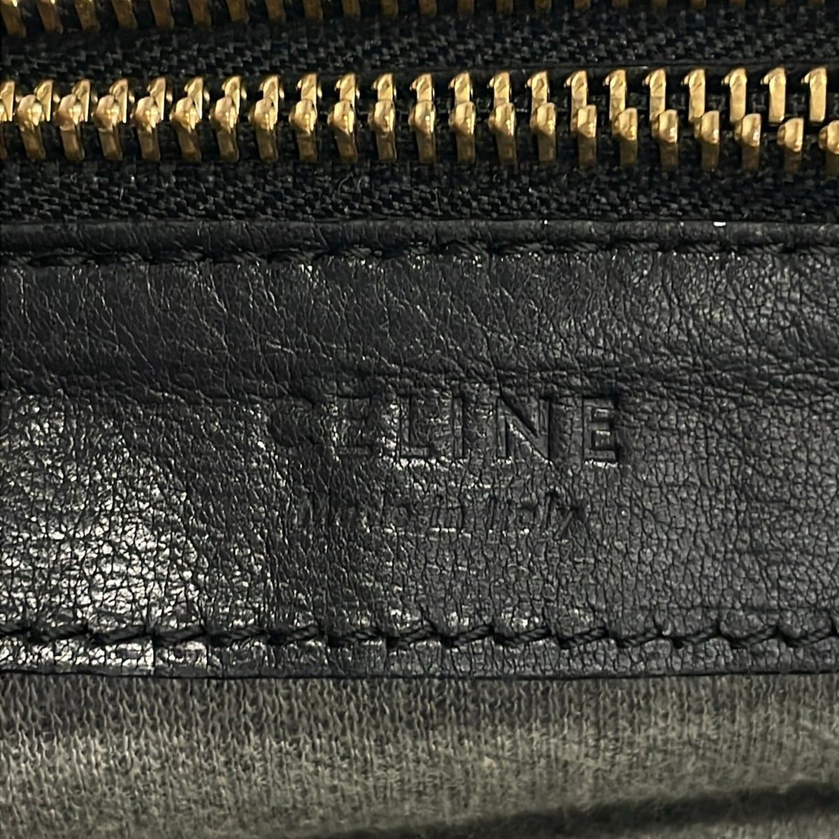 Celine Shoulder Bag Trio Large Black Leather — view 8