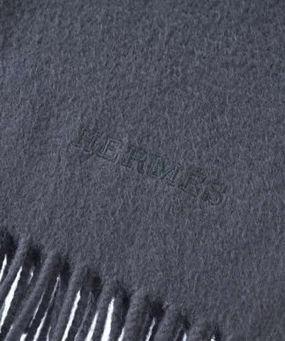 Hermes Bandana Scarf Gray — view 5