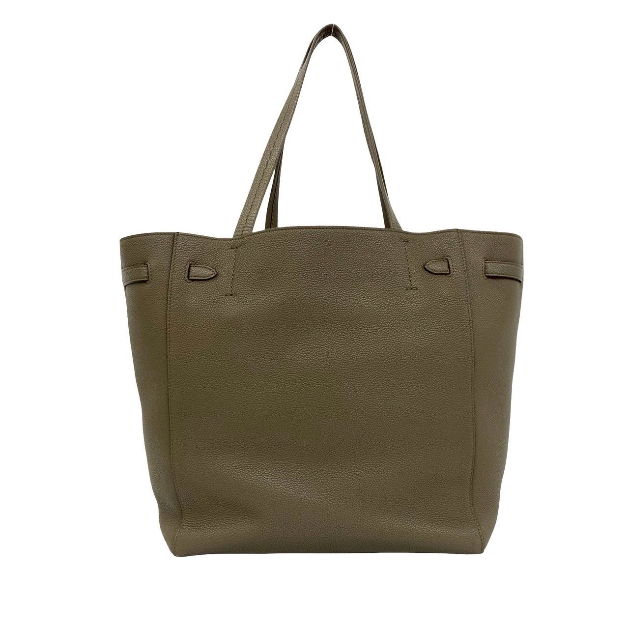 Celine Cabas Phantom Small Leather Tote Business Gray — view 3