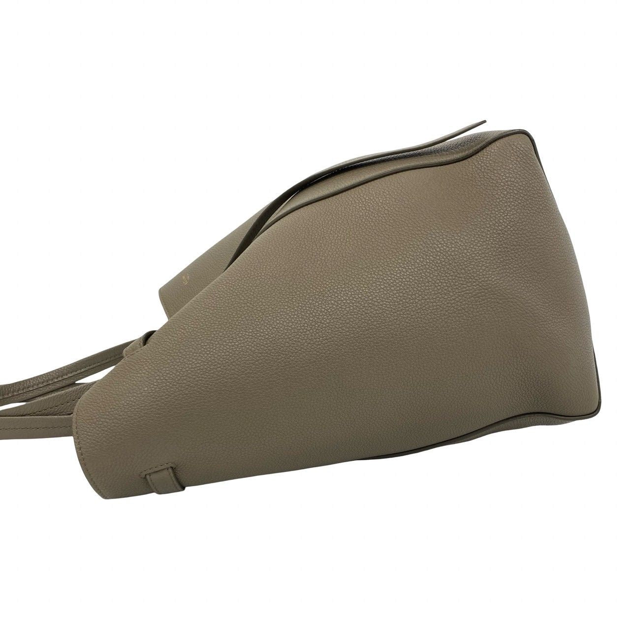 Celine Cabas Phantom Small Leather Tote Business Gray — view 5