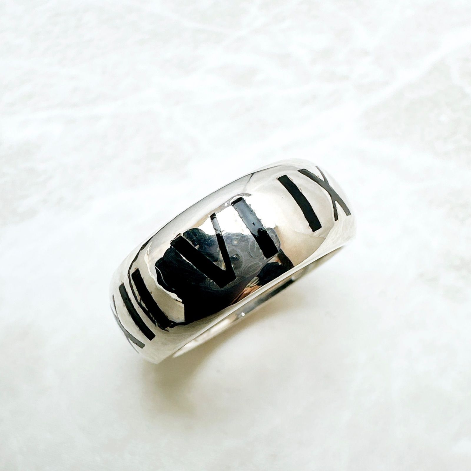 Tiffany & Co Atlas Silver Ring — view 2