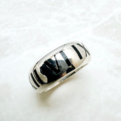 Tiffany & Co Atlas Silver Ring — view 2