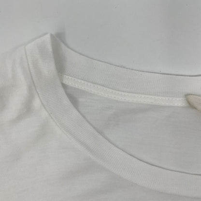Celine White Logo Print T-Shirt XS — view 5