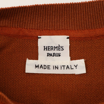 Hermes Silk Blend Short Sleeve Knit Sweater 34 — view 4