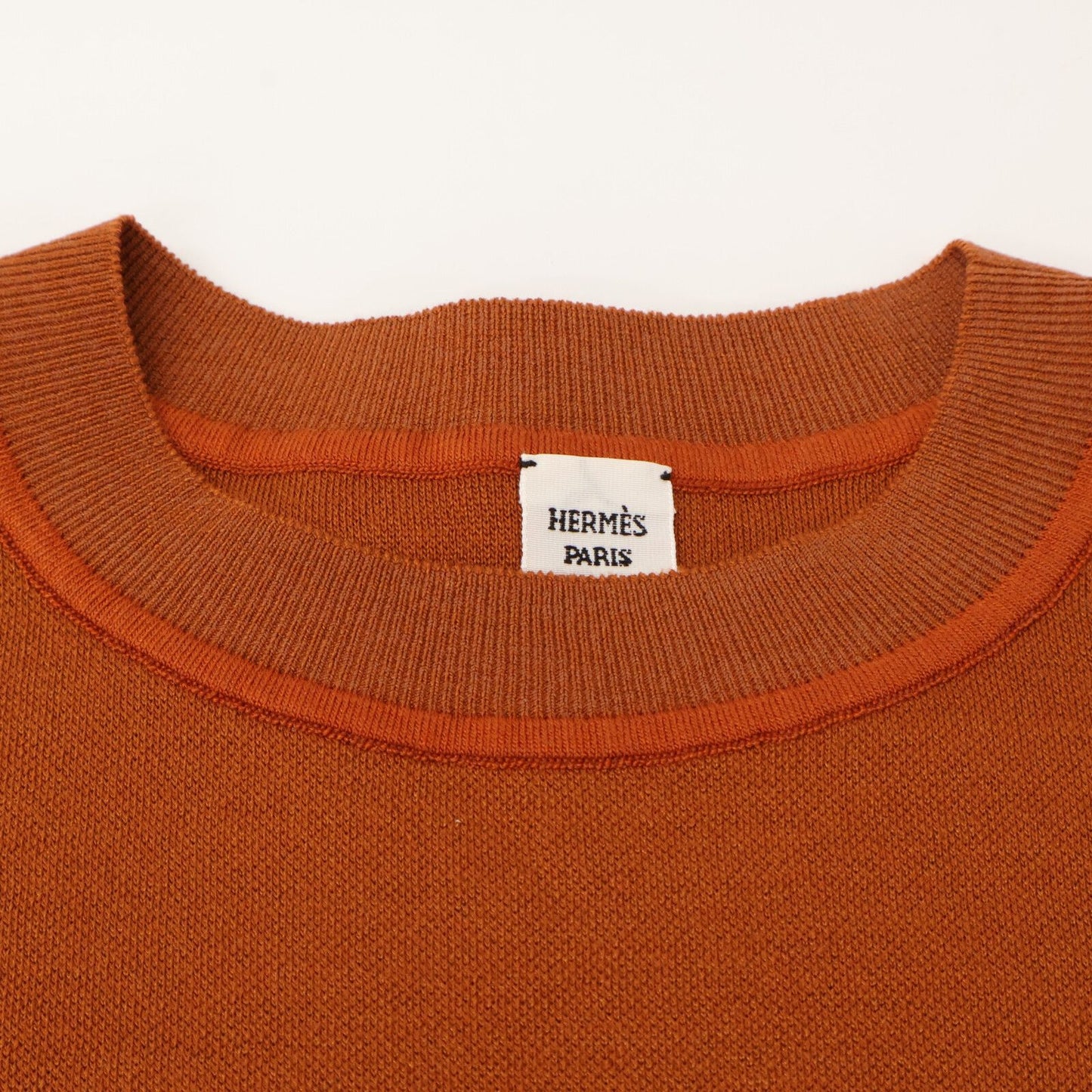 Hermes Silk Blend Short Sleeve Knit Sweater 34 — view 6