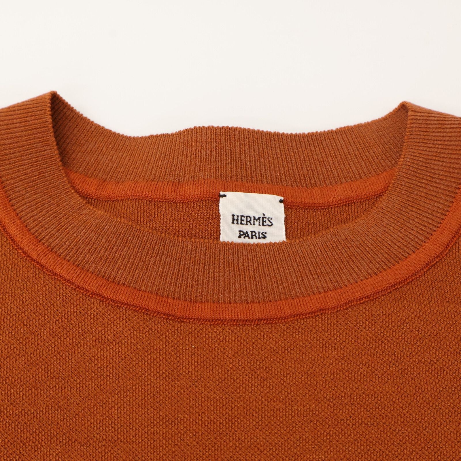 Hermes Silk Blend Short Sleeve Knit Sweater 34 — view 6