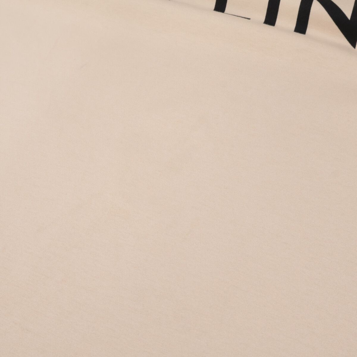 Celine Beige Cotton Logo Short Sleeve T-Shirt XS — view 4