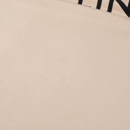Celine Beige Cotton Logo Short Sleeve T-Shirt XS — view 4