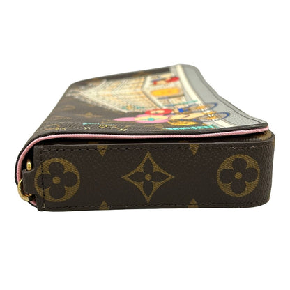 Louis Vuitton Wallet Vivienne Pochette Felicity Monogram Dragon Fruit — view 9