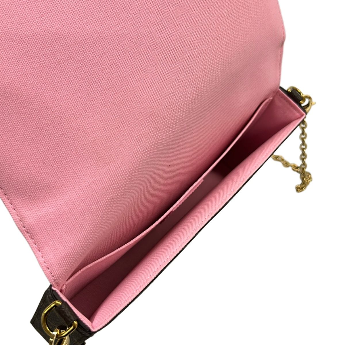 Louis Vuitton Wallet Vivienne Pochette Felicity Monogram Dragon Fruit — view 4