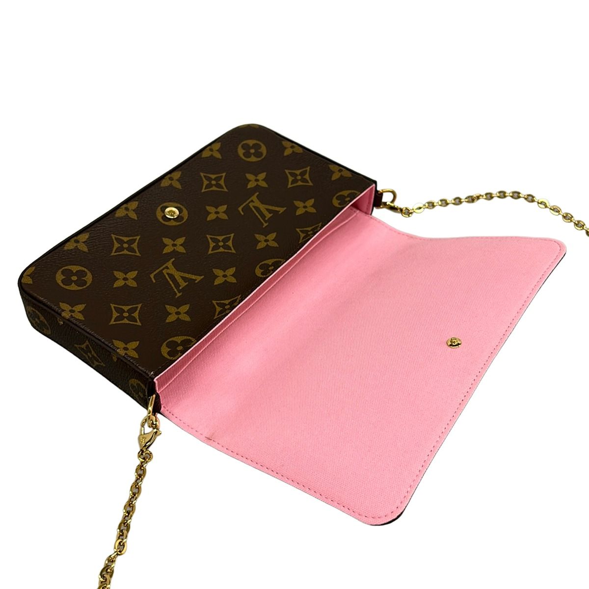 Louis Vuitton Wallet Vivienne Pochette Felicity Monogram Dragon Fruit — view 3