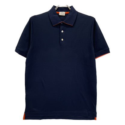 Hermes Navy Series Short Sleeve Polo