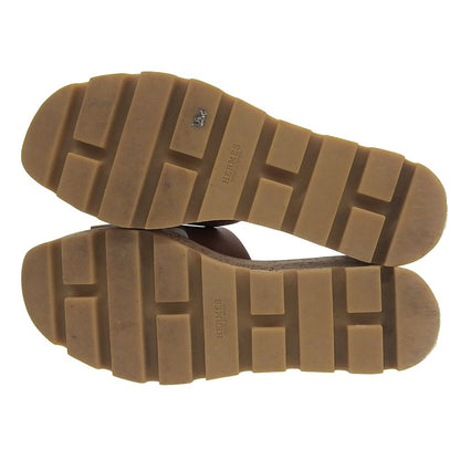 Hermes Platform Sandals Brown — view 2