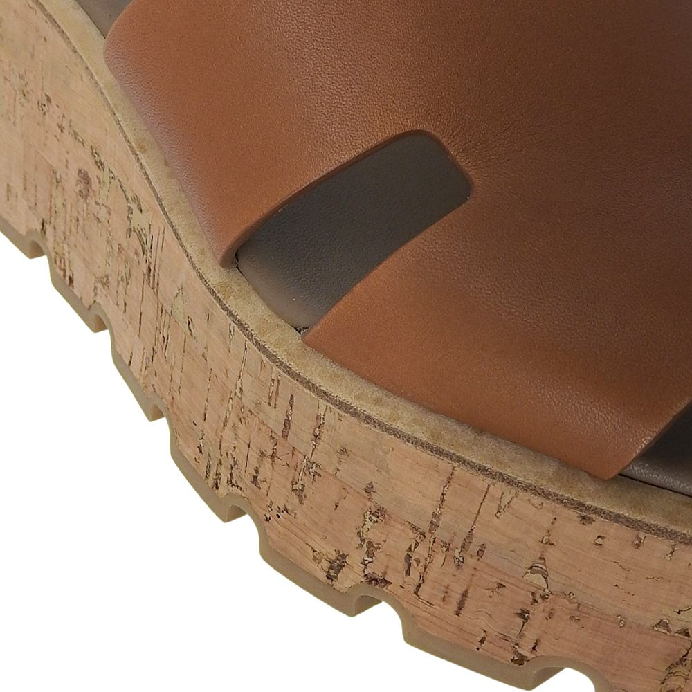 Hermes Platform Sandals Brown — view 4