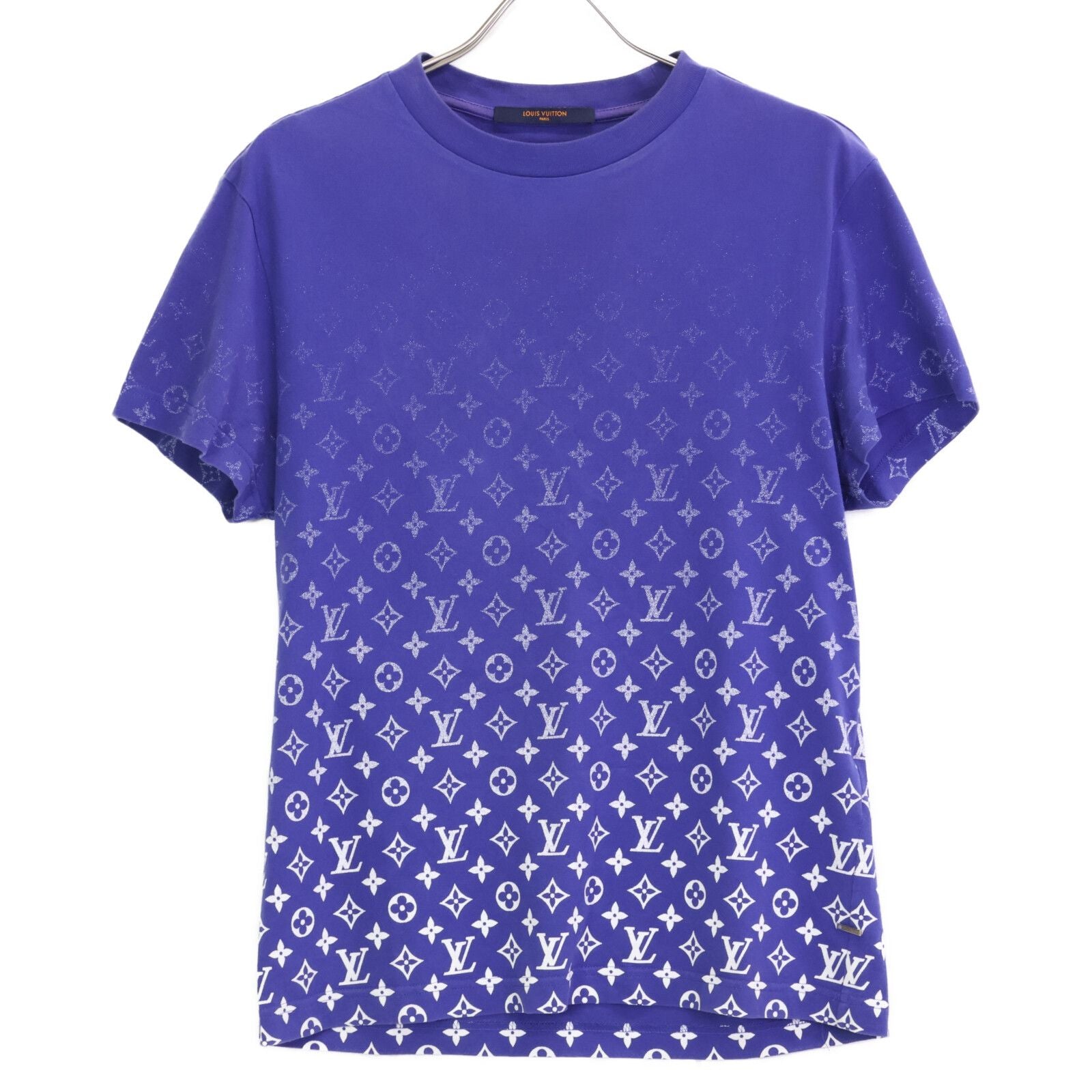 Louis Vuitton Blue Monogram Gradient T-Shirt XS