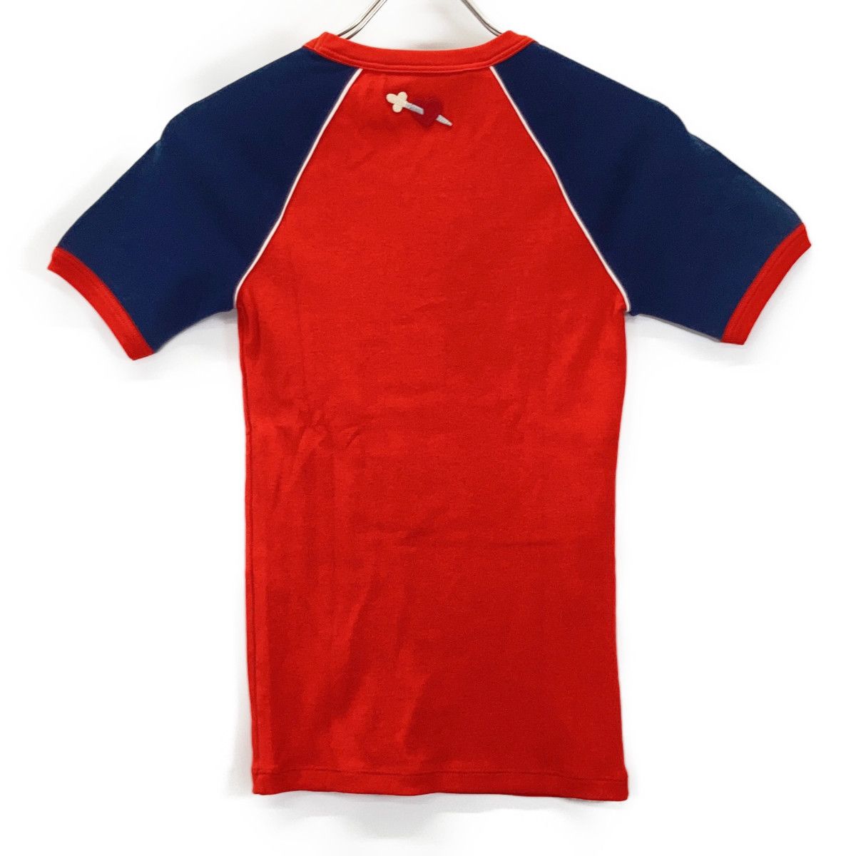 Gucci Red Rabbit Embroidery Cotton Jersey T-Shirt XS — view 2