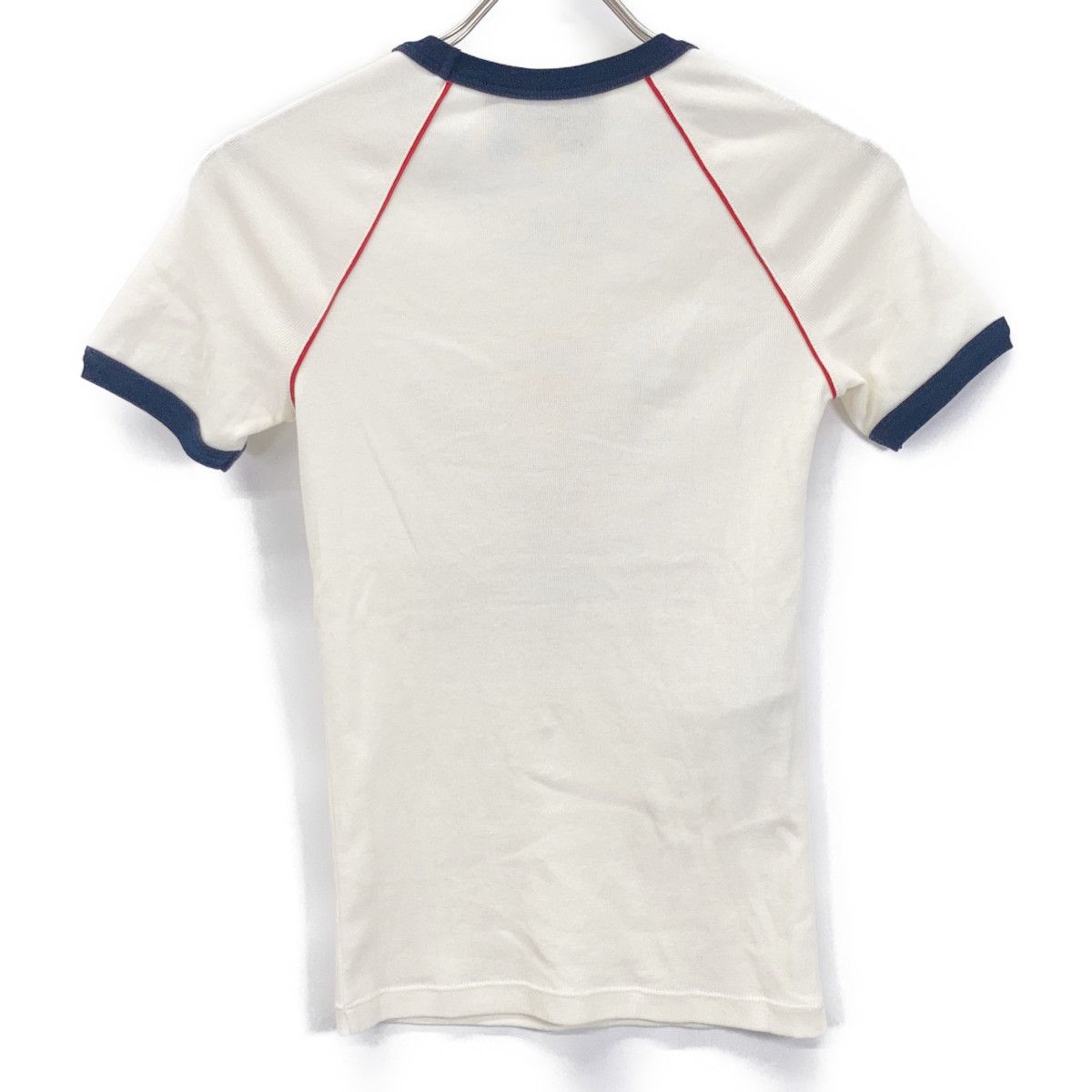 Gucci White Tennis Cotton Jersey T-Shirt — view 2
