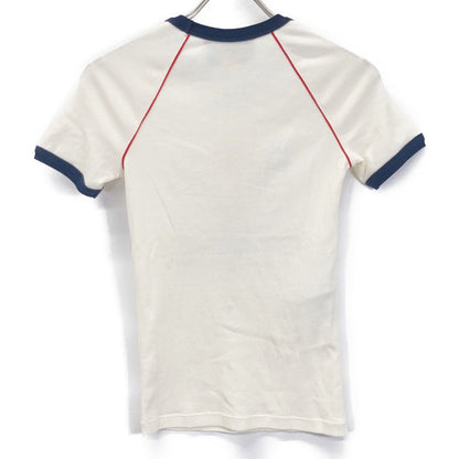 Gucci White Tennis Cotton Jersey T-Shirt — view 2