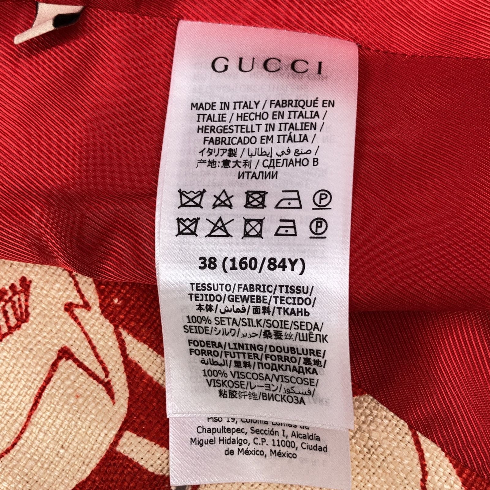 Gucci Red Silk 100 Poppy Flower Jacquard Vest 38 — view 5