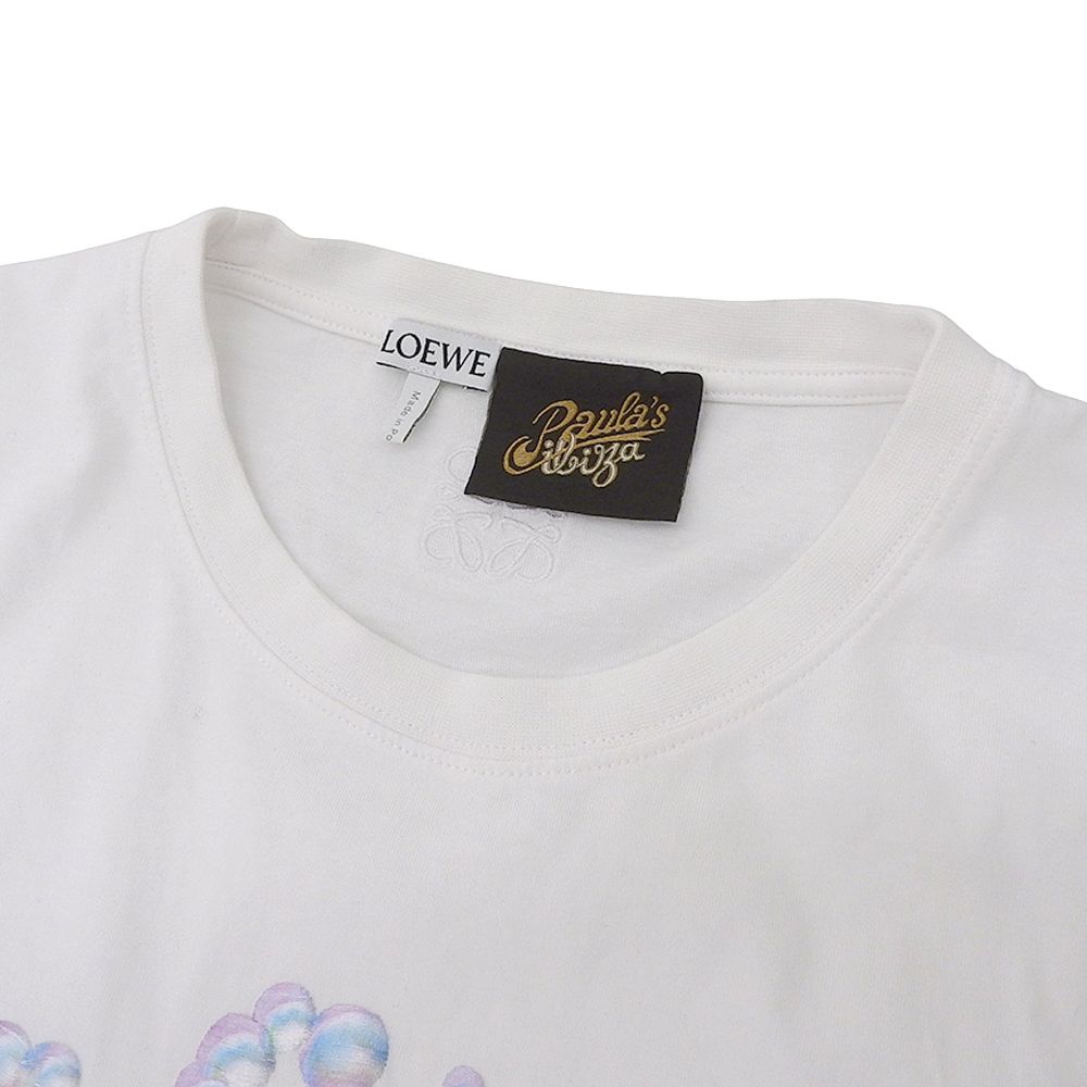 Loewe Bubble Arch Logo T-Shirt Cotton Top White — view 4