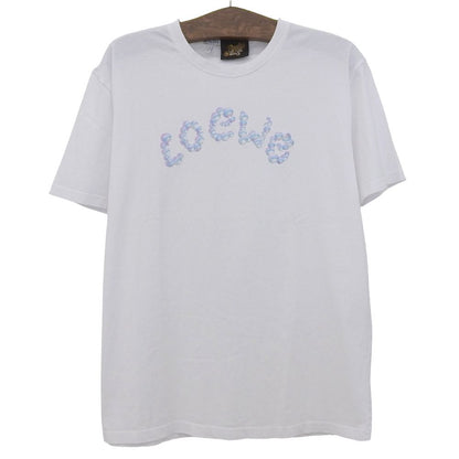 Loewe Bubble Arch Logo T-Shirt Cotton Top White