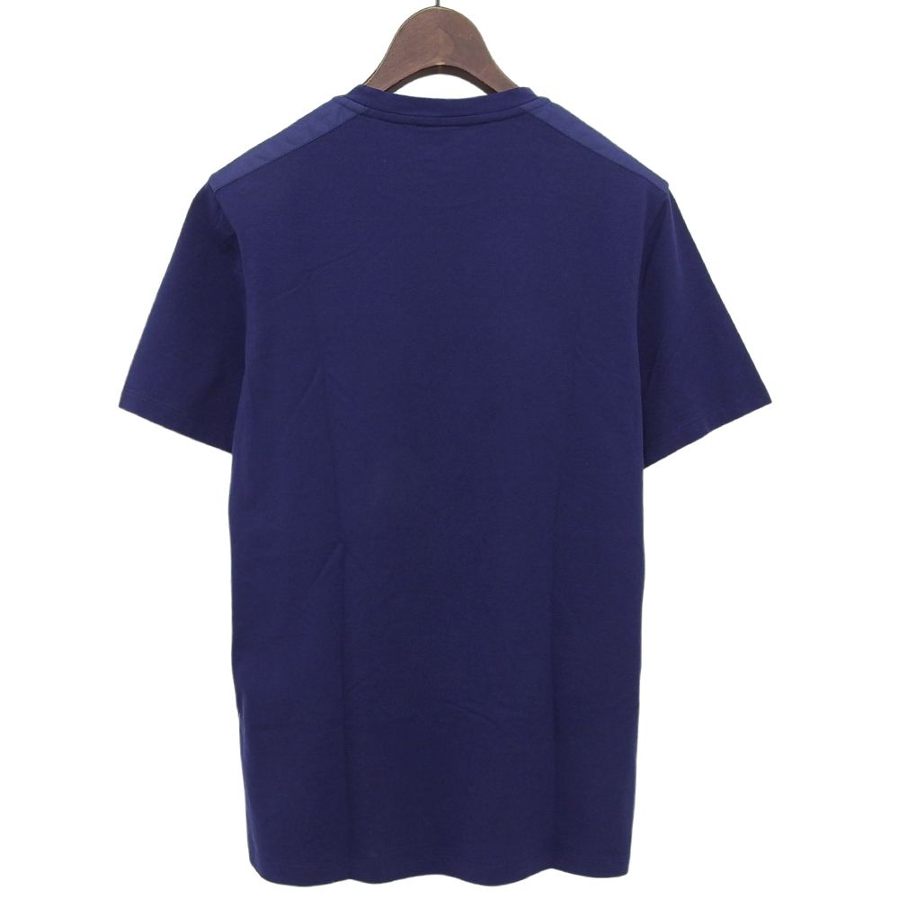 Prada Ruba Logo Pocket Cotton T-Shirt Top Blue XS — view 2