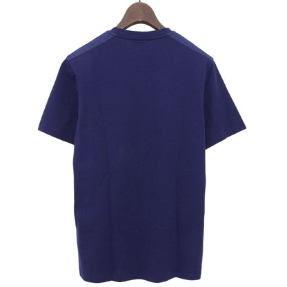 Prada Ruba Logo Pocket Cotton T-Shirt Top Blue XS — view 2