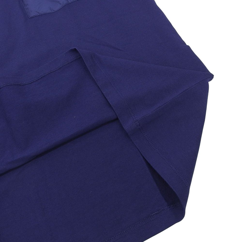 Prada Ruba Logo Pocket Cotton T-Shirt Top Blue XS — view 6