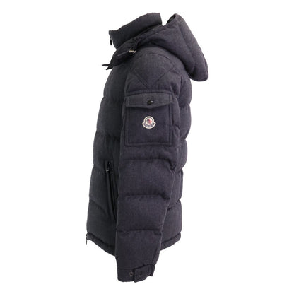 Moncler Montgenevre Wool Hooded Down Jacket — view 2