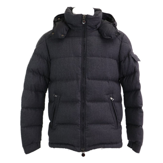 Moncler Montgenevre Wool Hooded Down Jacket