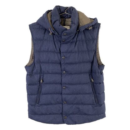Moncler Navy Jeanchristophe Hooded Down Vest