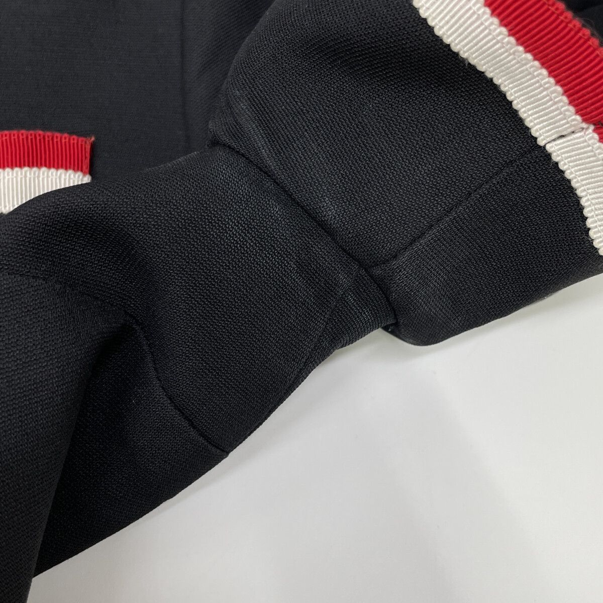 Gucci Navy Black Interlocking Pearl Button Short Sleeve Dress 38 — view 9