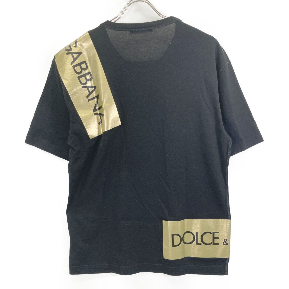 Dolce & Gabbana Black Tape Logo T-Shirt 46 — view 2