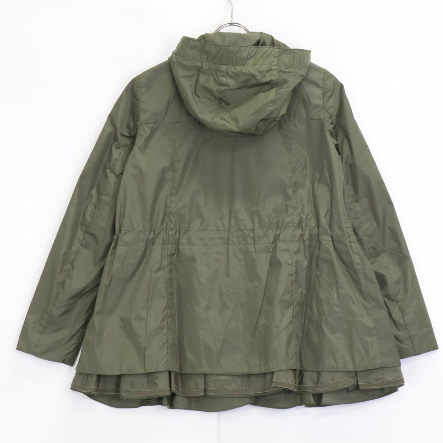Moncler Green Limbert Nylon Hooded Jacket Spring Coat OO — view 2