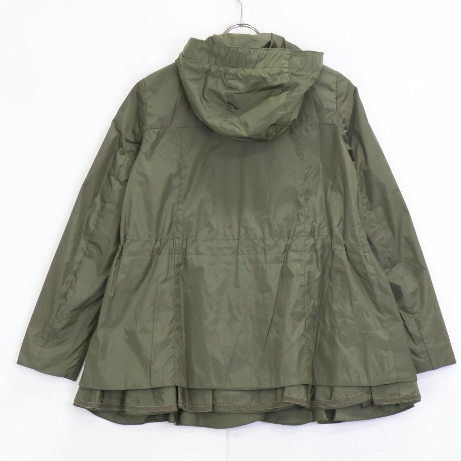 Moncler Green Limbert Nylon Hooded Jacket Spring Coat OO — view 2