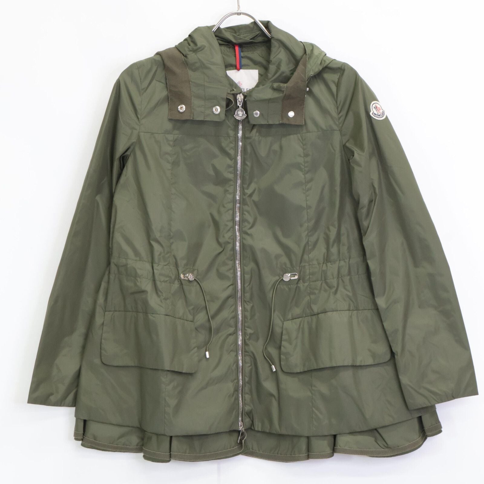 Moncler Green Limbert Nylon Hooded Jacket Spring Coat OO