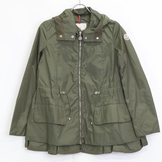 Moncler Green Limbert Nylon Hooded Jacket Spring Coat OO