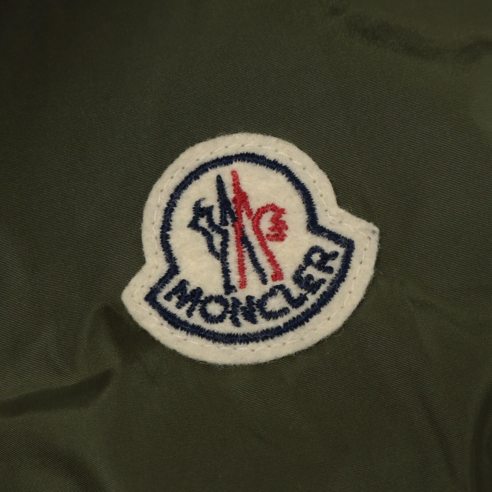 Moncler Green Limbert Nylon Hooded Jacket Spring Coat OO — view 9