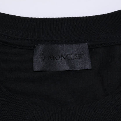 Moncler Black Maglia T Shirt Logo Short Sleeve T-Shirt XL — view 3