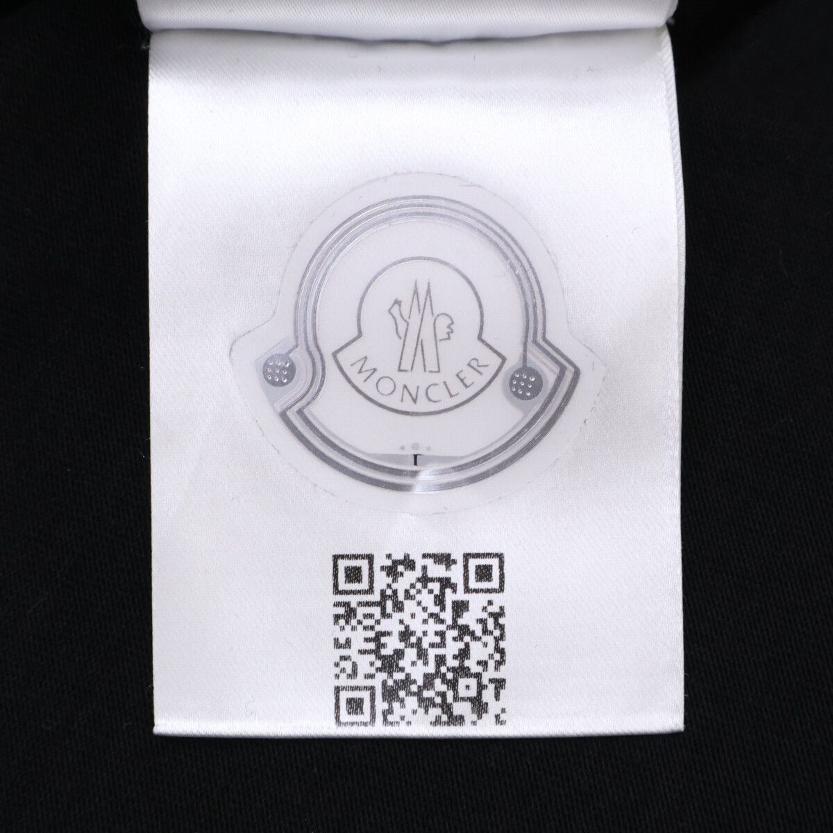 Moncler Black Maglia T Shirt Logo Short Sleeve T-Shirt XL — view 7