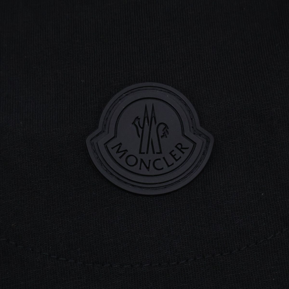 Moncler Black Maglia T Shirt Logo Short Sleeve T-Shirt XL — view 4