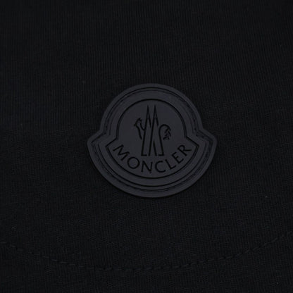 Moncler Black Maglia T Shirt Logo Short Sleeve T-Shirt XL — view 4