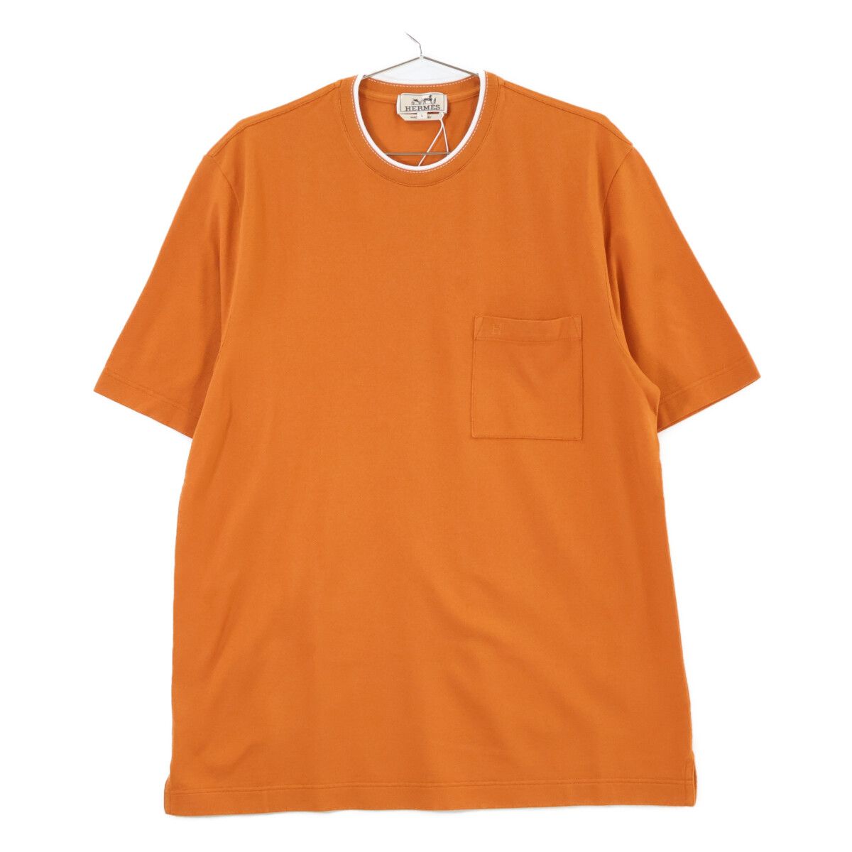 Hermes Like Saddle Stitch Cotton T-Shirt